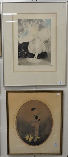 TWO LOUIS ICART ETCHINGS TO INCLUDE 379138
