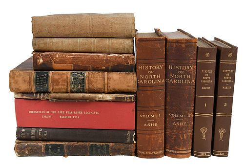 GROUP OF 12 BOOKS ON NORTH CAROLINA 37913b