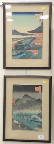 GROUP OF FOUR JAPANESE WOODBLOCK 3791d2