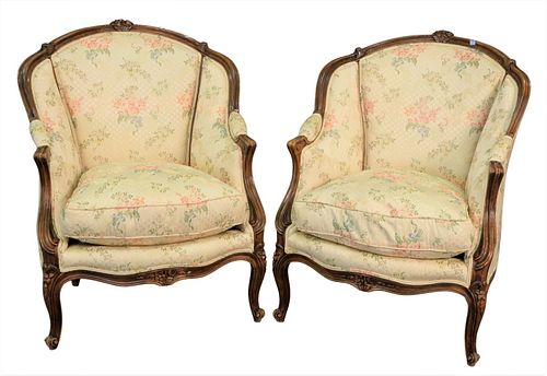 PAIR OF LOUIS XV STYLE FAUTEUILS  379251
