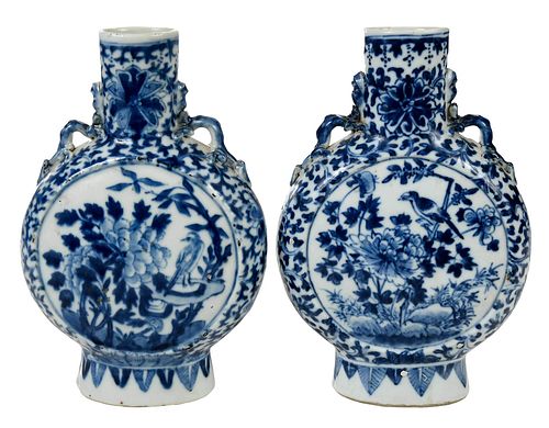 NEAR PAIR CHINESE BLUE AND WHITE