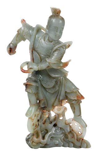 CHINESE CARVED HARDSTONE FIGURE 379416