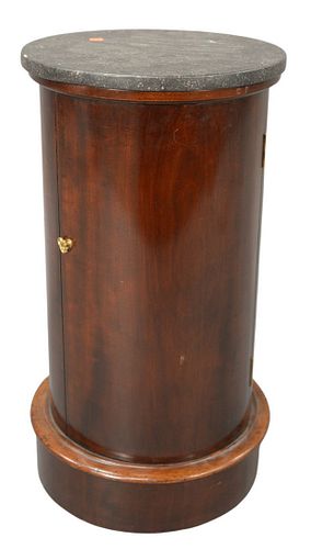 EMPIRE MAHOGANY MARBLE TOP STAND 3794a7