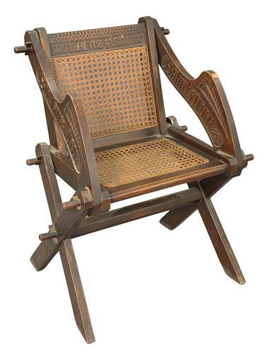 ENGLISH ARTS AND CRAFTS CHAIR HAVING 3794c4