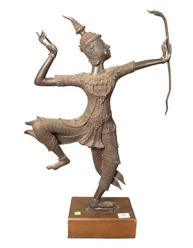 BRONZE FIGURE OF THE HINDU GOD RAMA