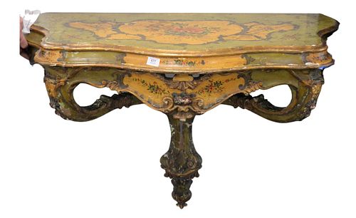 VENETIAN PAINTED CONSOLE HANGING