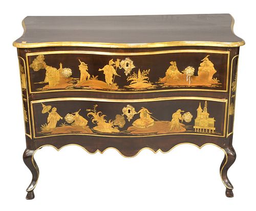 ITALIAN TWO DRAWER COMMODE CHINOISERIE 379566