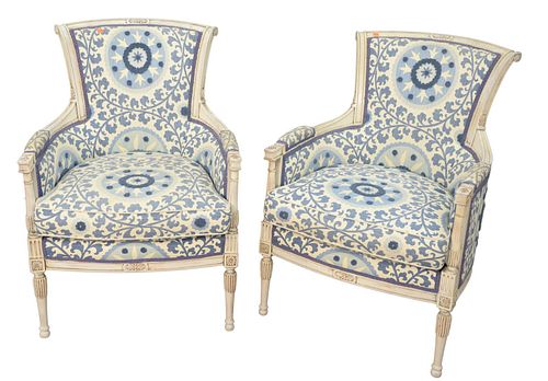 PAIR OF LOUIS XVI STYLE CHAIRS  37960d
