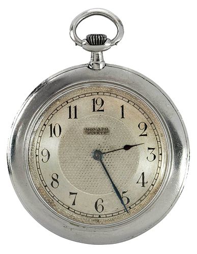 MOVADO PLATINUM POCKET WATCH46mm