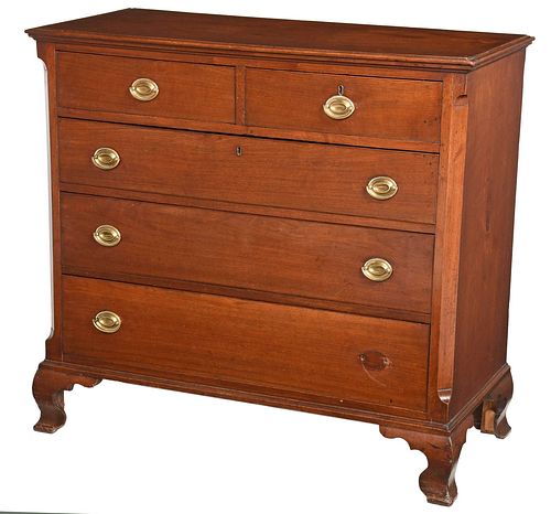 VIRGINIA FEDERAL WALNUT FIVE DRAWER