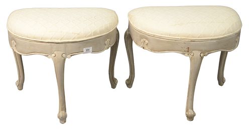 PAIR OF LOUIS XV STYLE STOOLS  3796af