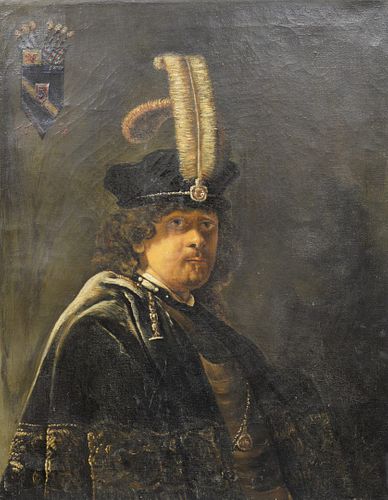 19TH CENTURY OR LATER COPY OF REMBRANDT'S