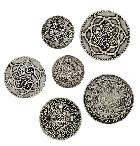 SILVER MOROCCAN COINSearly 20th 379743
