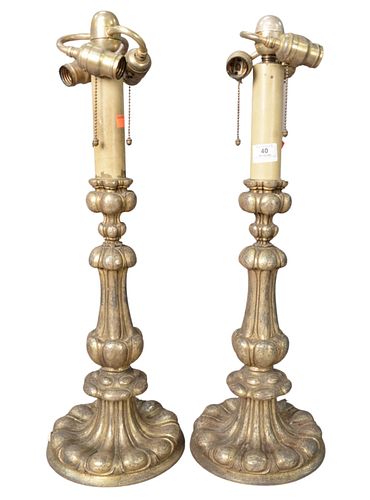 PAIR OF CALDWELL THREE LIGHT HAND 3797e6