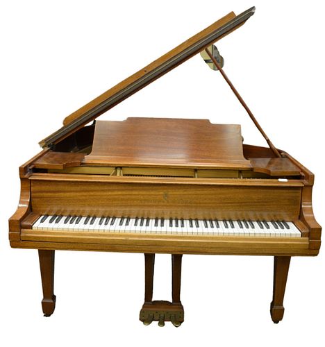 STEINWAY AND SONS MAHOGANY BABY GRAND