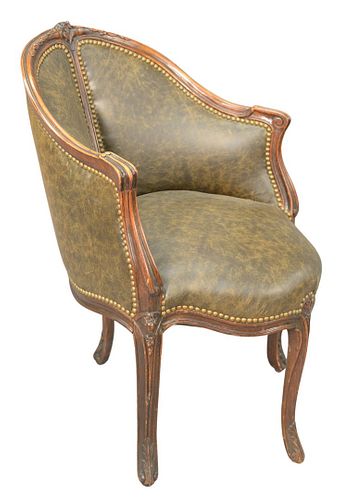 FRENCH WALNUT CORNER CHAIR HAVING 37980a