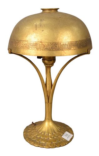 TIFFANY STUDIOS DORE BRONZE TABLE 37982e