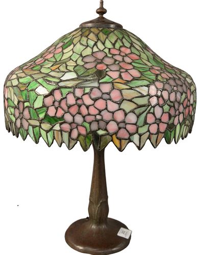 HANDEL LEADED GLASS TABLE LAMP  379887