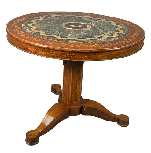 ROSEWOOD ROUND CENTER TABLE HAVING