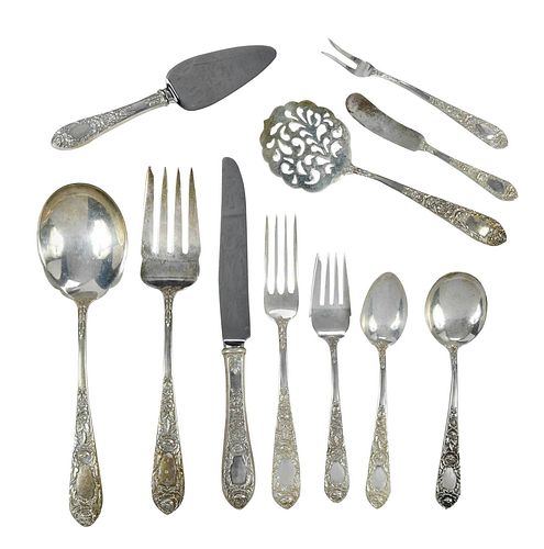 KIRK SONS ROSE STERLING FLATWARE  379989