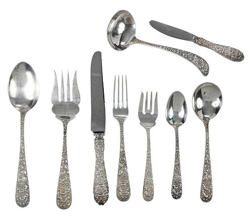 STIEFF FORGET ME NOT STERLING FLATWARE,