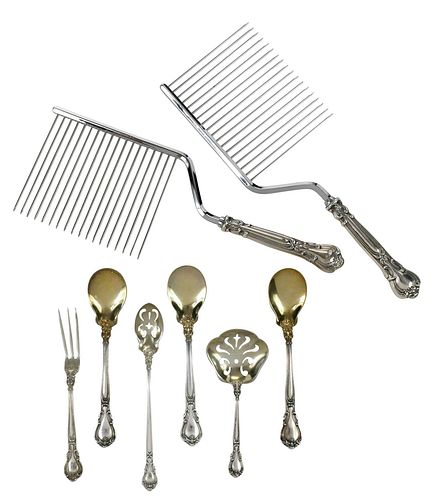 EIGHT PIECES GORHAM CHANTILLY STERLING 3799d8