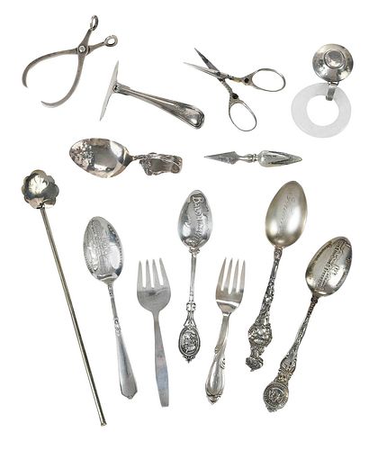 63 PIECES STERLING ITEMS20th century  3799e1