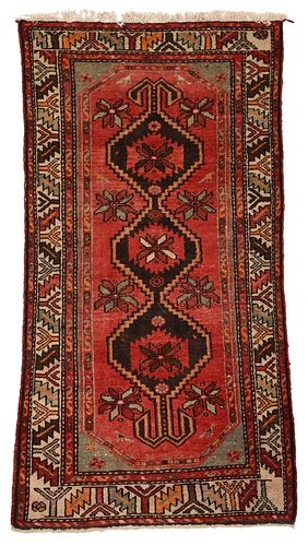 KAZAK RUG20th century, red field