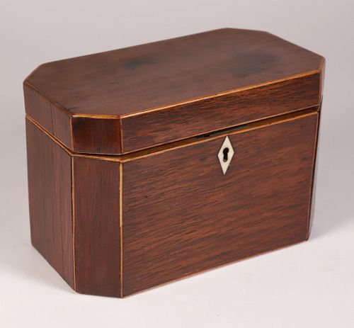 MAHOGANY DOUBLE COMPARTMENT TEA 37c254