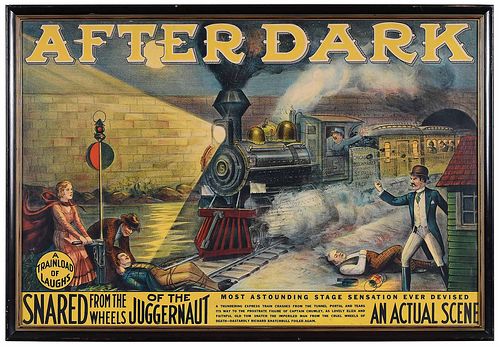 RARE AFTER DARK POSTER(early 20th