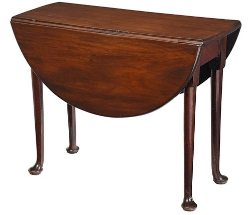 QUEEN ANNE MAHOGANY DROP LEAF TABLEBritish,