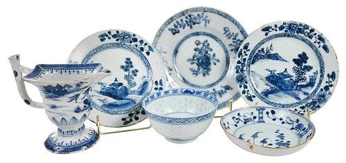 SIX PIECES OF CHINESE EXPORT PORCELAIN19th/20th