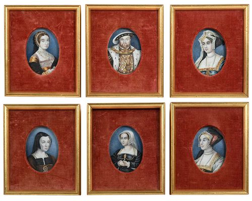 SIX PORTRAIT MINIATURES OF HENRY 37c42d