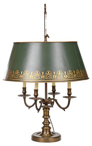 FRENCH FOUR LIGHT BOUILLOTTE LAMP20th