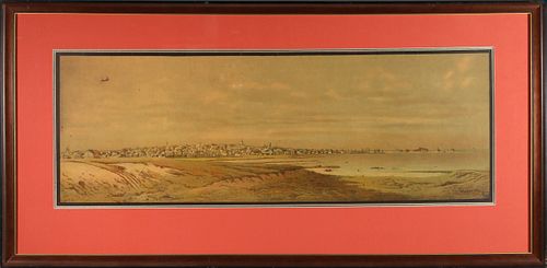 WENDELL MACY STONE LITHOGRAPH "VIEW