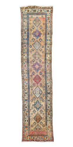 ANTIQUE HAND KNOTTED KAZAK ORIENTAL 37c522