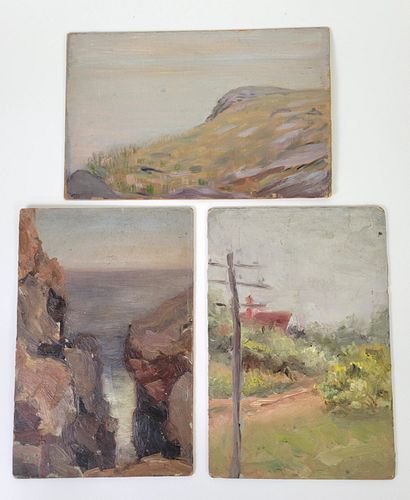 THREE WALTER MANLY HARDY PAINTINGS