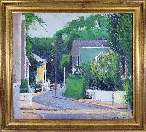 SUMMER STREET NANTUCKET OIL ON 37c59b