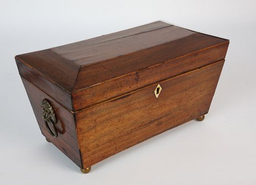 MAHOGANY DOUBLE COMPARTMENT TEA 37c638