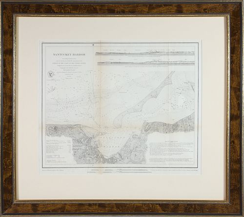 MAP SURVEY OF THE COAST OF THE 37c680