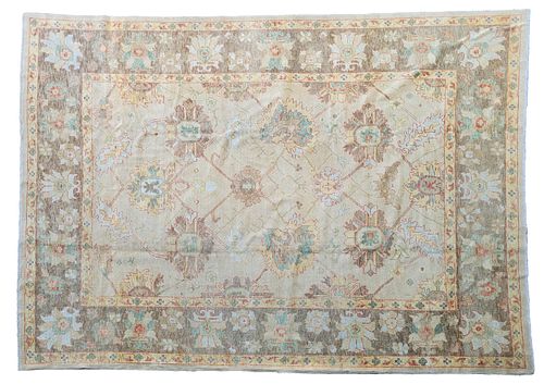 HAND KNOTTED OUSHAK ORIENTAL CARPETHand