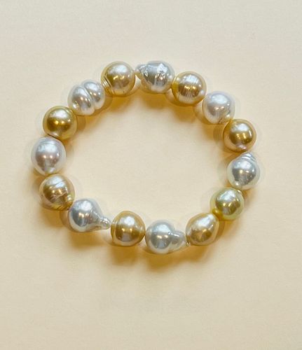 12MM-13MM WHITE AND GOLD SOUTH