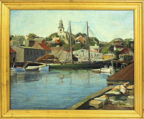 JUNE COOLIDGE OIL ON CANVAS ISLAND 37c781