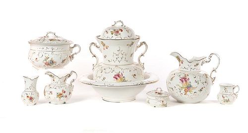 8PC VICTORIAN PITCHER & BOWL SET8pc