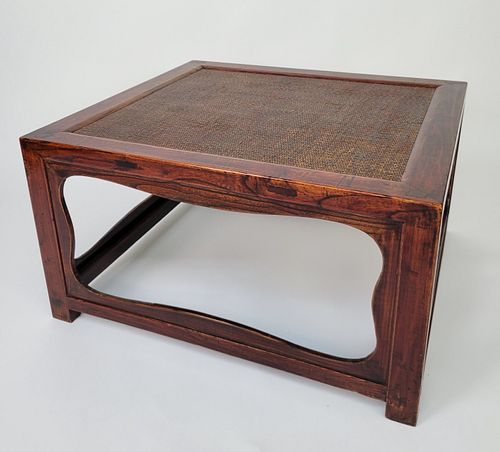 ANTIQUE CHINESE RED STAINED TEAK
