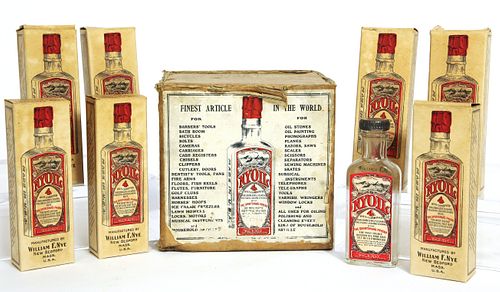 EIGHT BOTTLES OF WILLIAM F. NYE