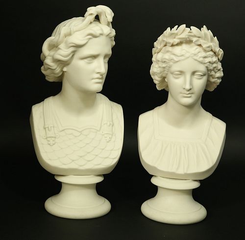 PAIR OF 19TH CENTURY PARIAN PORCELAIN 37c9bb