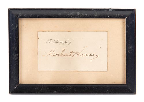 HERBERT HOOVER AUTOGRAPHHerbert 37c9d3