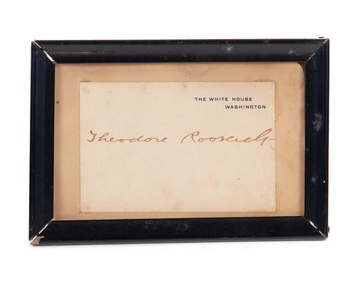 THEODORE ROOSEVELT AUTOGRAPHTheodore 37c9d6