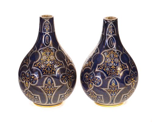 JACOB PETIT PORCELAIN VASES FRENCH 37ca08